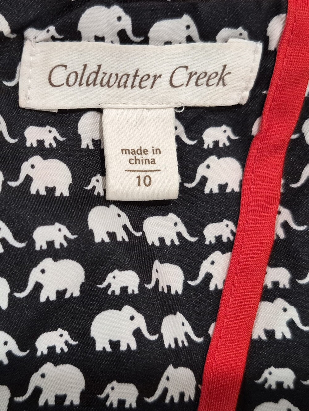 Coldwater Creek Black Quilted Cotton Jacket Size 10 Lightweight Blazer Coat - Picture 8 of 9